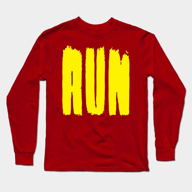 RUN Long Sleeve T-Shirt by READYXPRINTStore